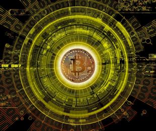 Imagen de Bitcoin, Blockchain y Criptomoneda.