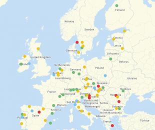 mapa interactivo para buscar financiación
