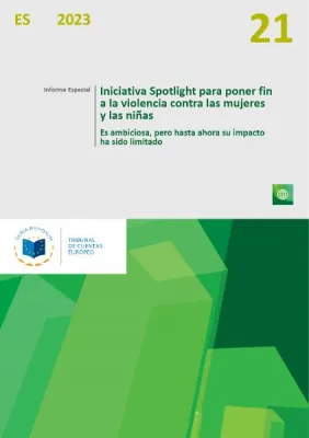 portada del informe especial con el logo de tribunal de cuentas europeo