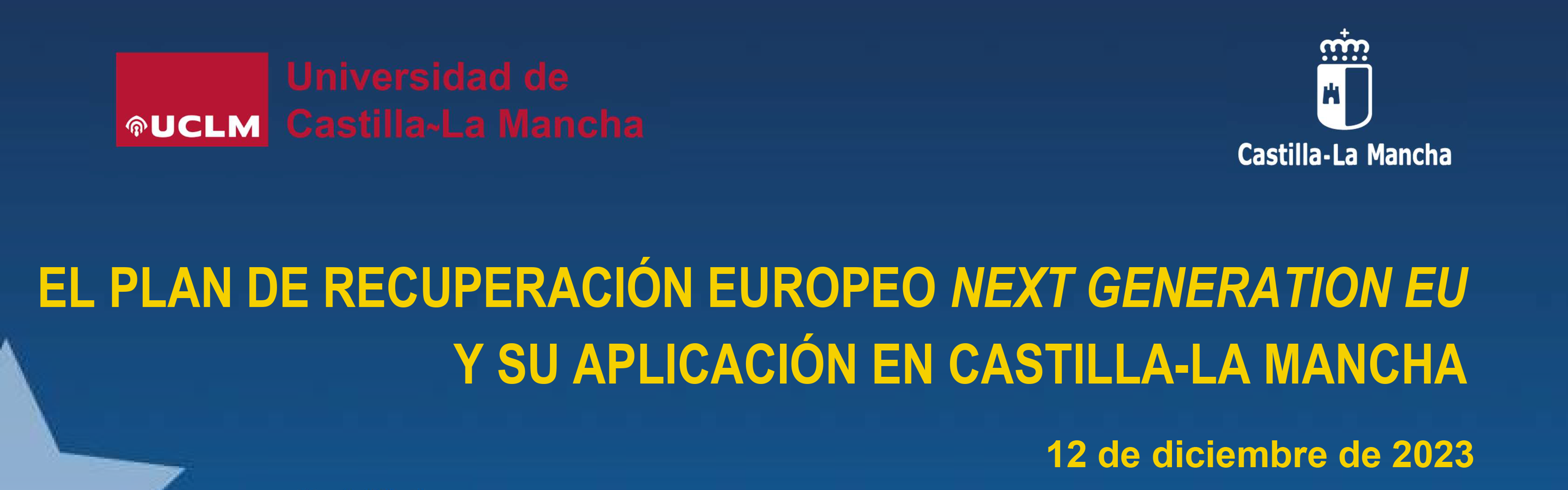 Plan de recuperación europeo NEXT GENERATION EU