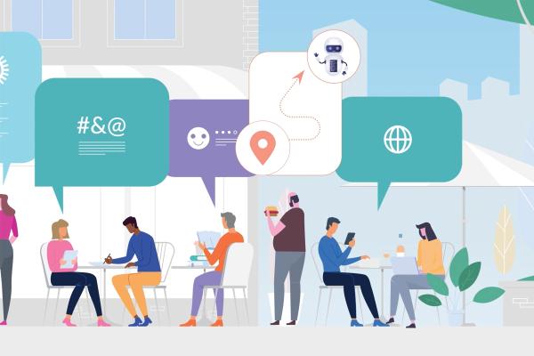 dibujo de la ley de mercados digitales