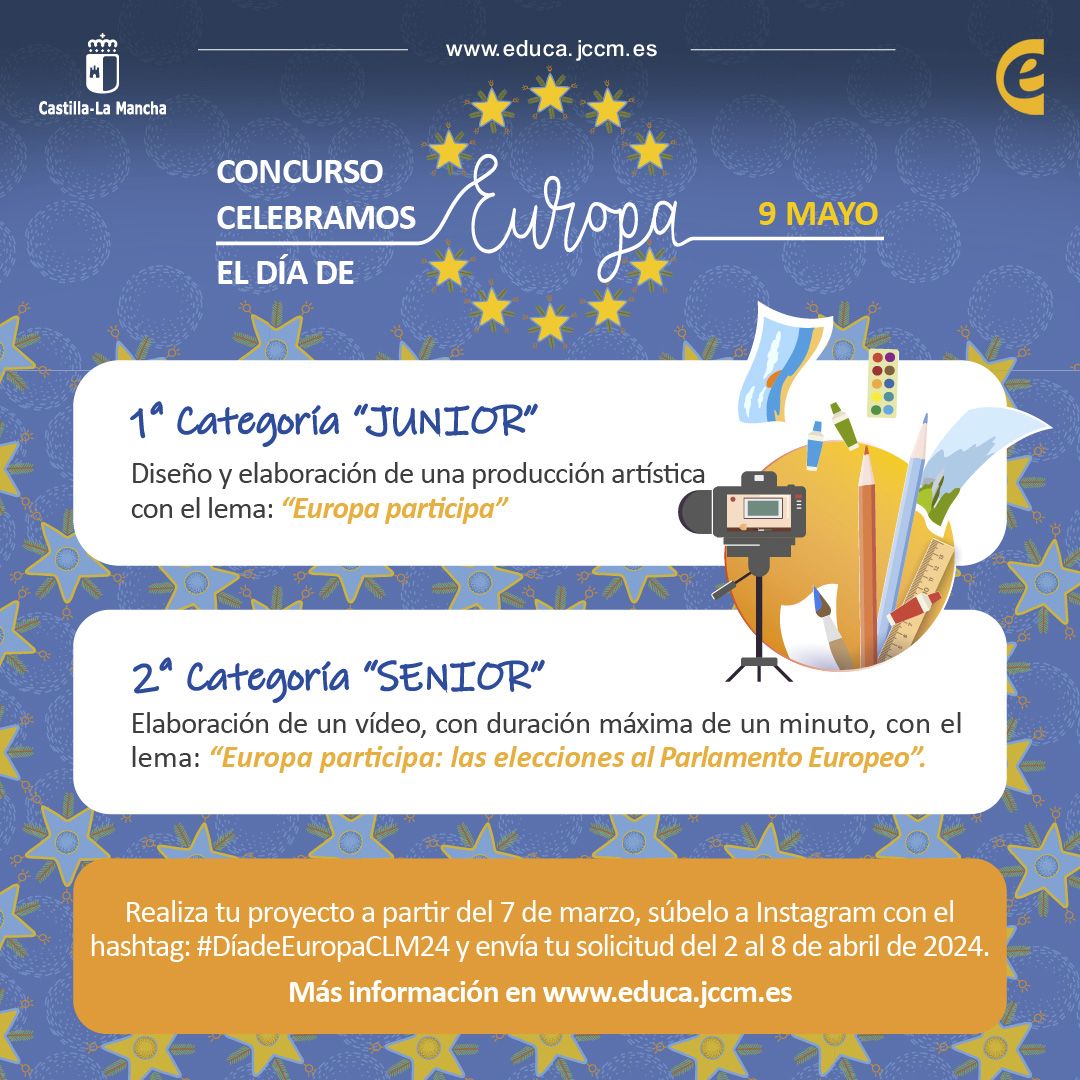 cartel concurso con categorías y plazos