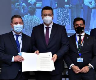 Entrega e intervención en el debate de la Declaración Conjunta de las comunidades autónomas y ciudades españolas sobre protección de las indicaciones geográficas industriales y artesanales