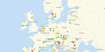 mapa interactivo para buscar financiación