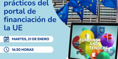 Webinario: Aspectos prácticos del portal de financiación de la UE