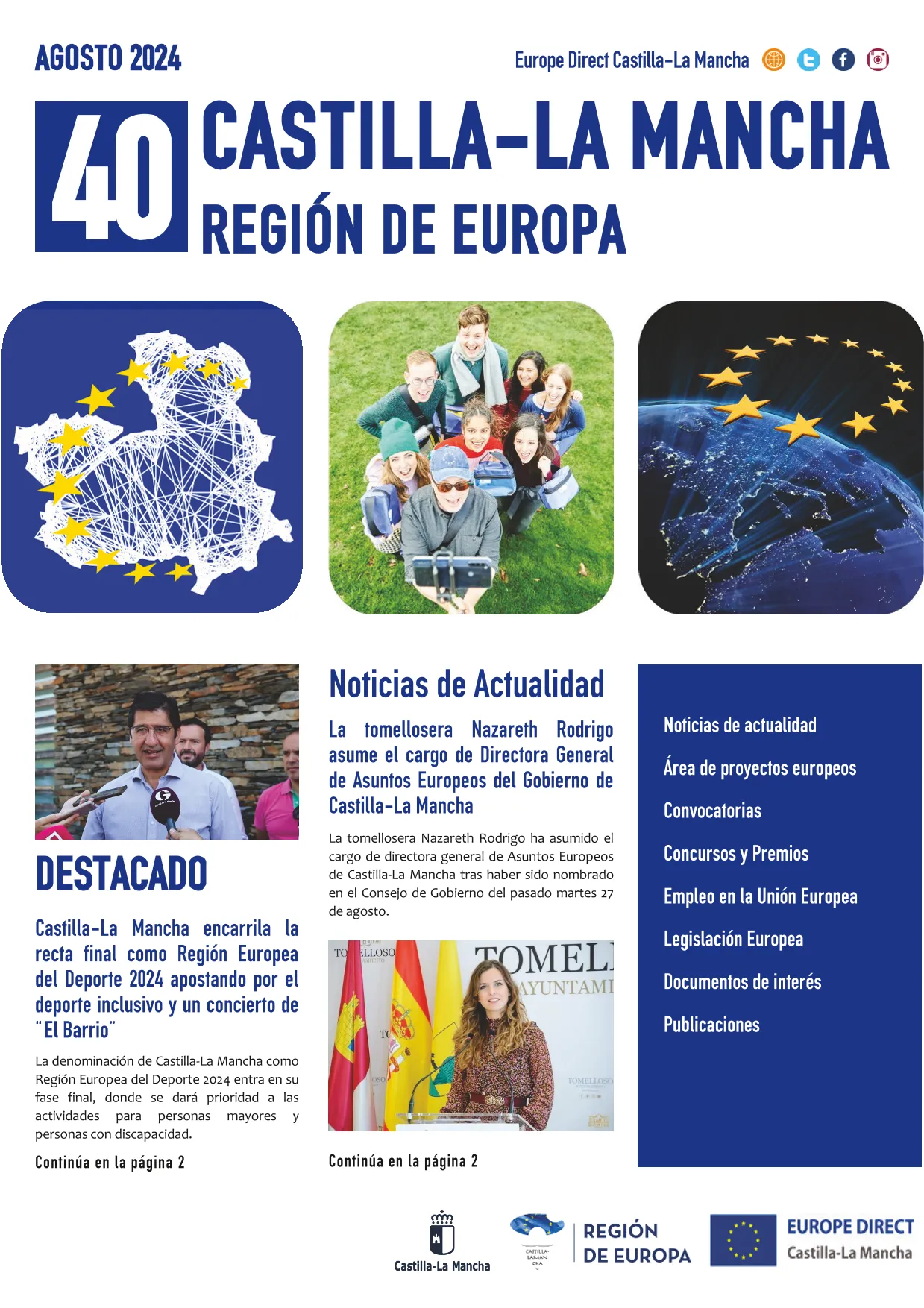 Portada Castilla-La Mancha Agosto 2024