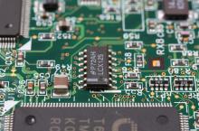 imagen de placa de microchips