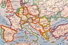 mapa político de Europa