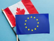 banderas de Canada y UE