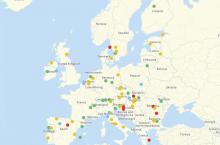 mapa interactivo para buscar financiación
