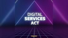 imagen con el texto "digital services act"