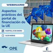 Webinario: Aspectos prácticos del portal de financiación de la UE