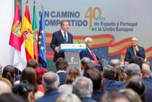 acto de celebración del 40 aniversario de la entrada de España y Portugal en la UE