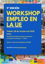 Cartel del workshop 11ª edición Empleo en la UE