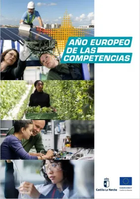 portada del folleto del Año Europeo de las Competencias